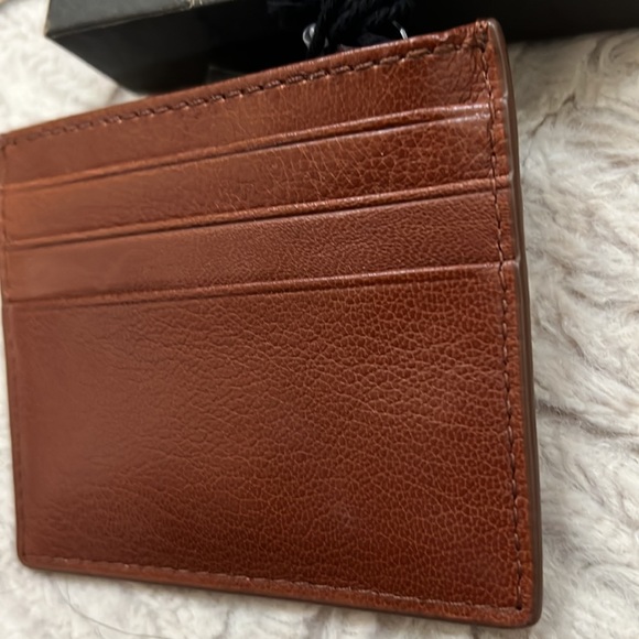 Frye leather card case wallet in cognac New - Picture 10 of 16